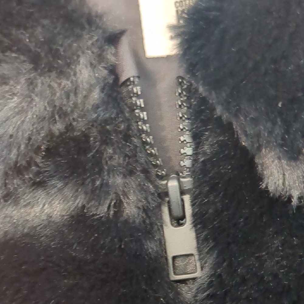 Cotton On Kids Black Fuzzy Jacket - Picture 6 of 10